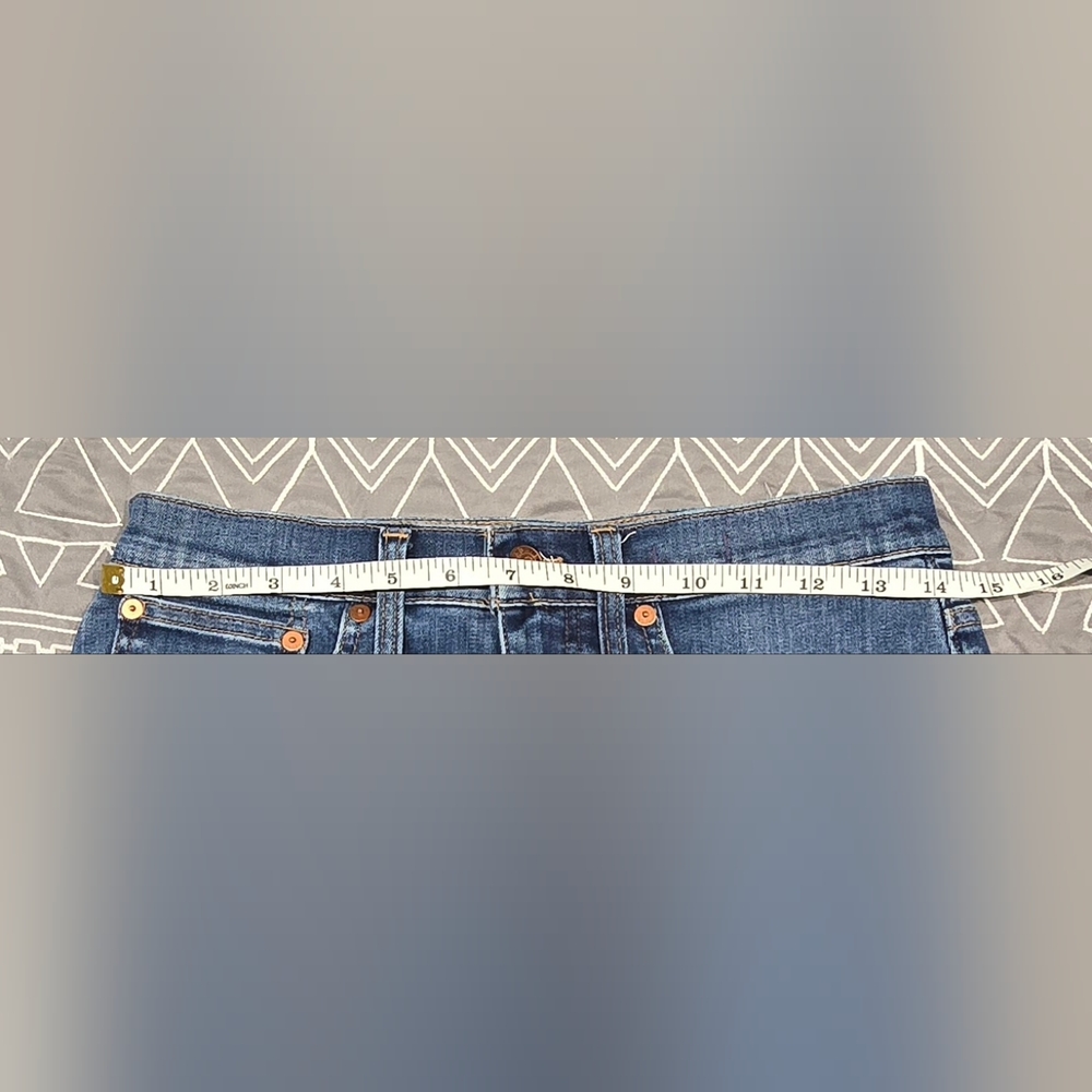 Madewell High Rise Cuffed Denim Shorts Size 27 - Picture 2 of 7